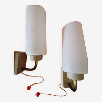 Pair of wall lights 1960