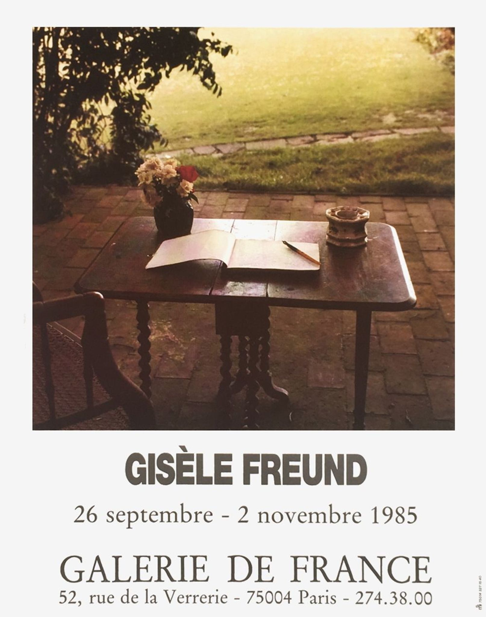 Affiche Gisèle Freund 1985