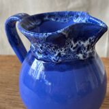 Small blue pitcher