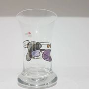 Nagel Vase Exclusive Design, hand-blown transparent glass, Germany, 1980s.