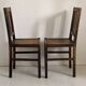 Pair of vintage bistro chairs from the 1950s