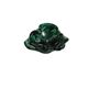Mid-century modern ashtray, green glass, Poland, 1970s.