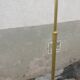 Vintage metal floor lamp painted gold