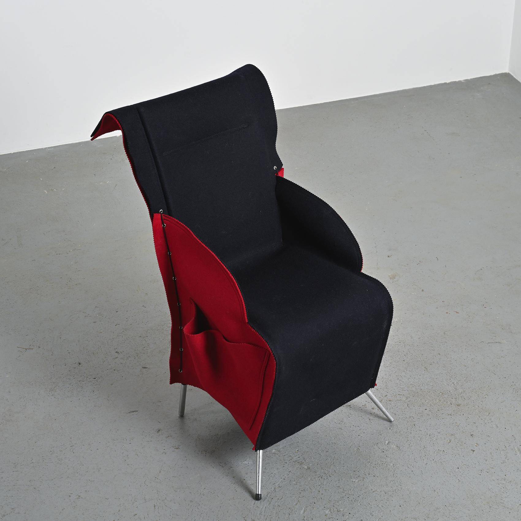 Filzka armchair by Borek Sipek for Scarabas, Netherlands, circa 1990