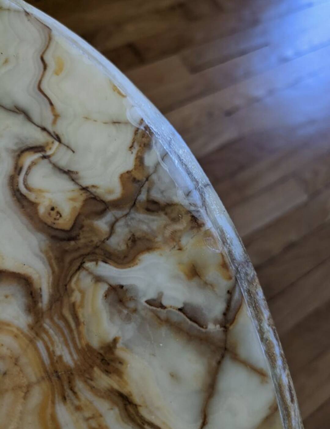 Table basse Louis XV en marbre