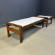 Belgian coffee table set in wenge by Beaufort, 1960s