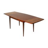 Extendible '60s teak dining table
