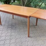 Teak extension table by Henning Kjaernulf, Denmark 1960