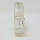Vintage Walther Glas Germany Glass Soliflore Vase with Lily Decor