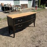 Double drawer chest of drawers