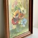TABLEAU Vintage Bouquet aux ANEMONES