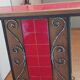 small vintage bar with wrought iron and ceramic tiles