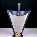 Umbrella holder, brass and pierced metal, France