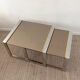Duo of nesting tables Romeo Rega Italy from the 70s