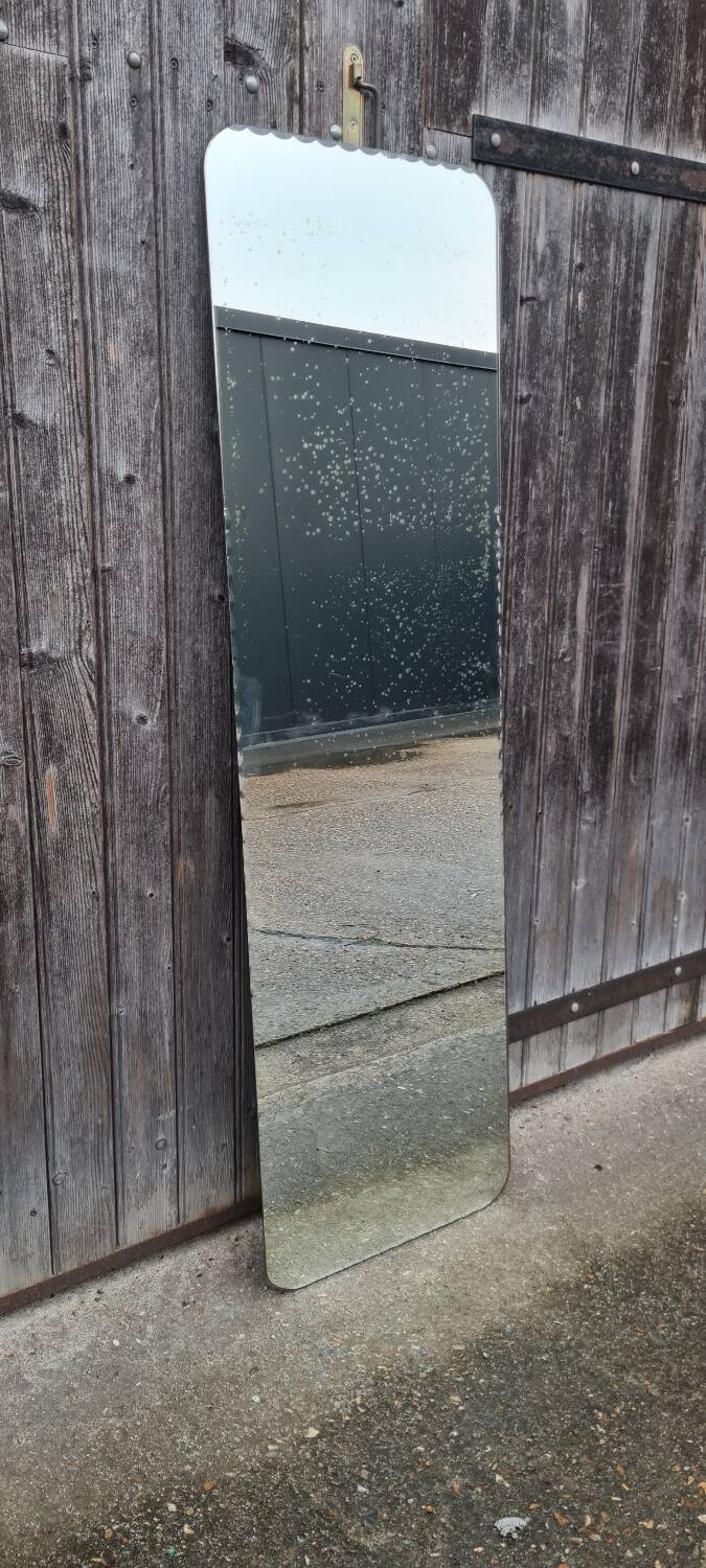 Art deco beveled mirror