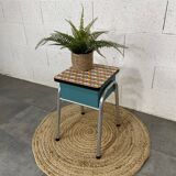 Vintage Formica chest stool