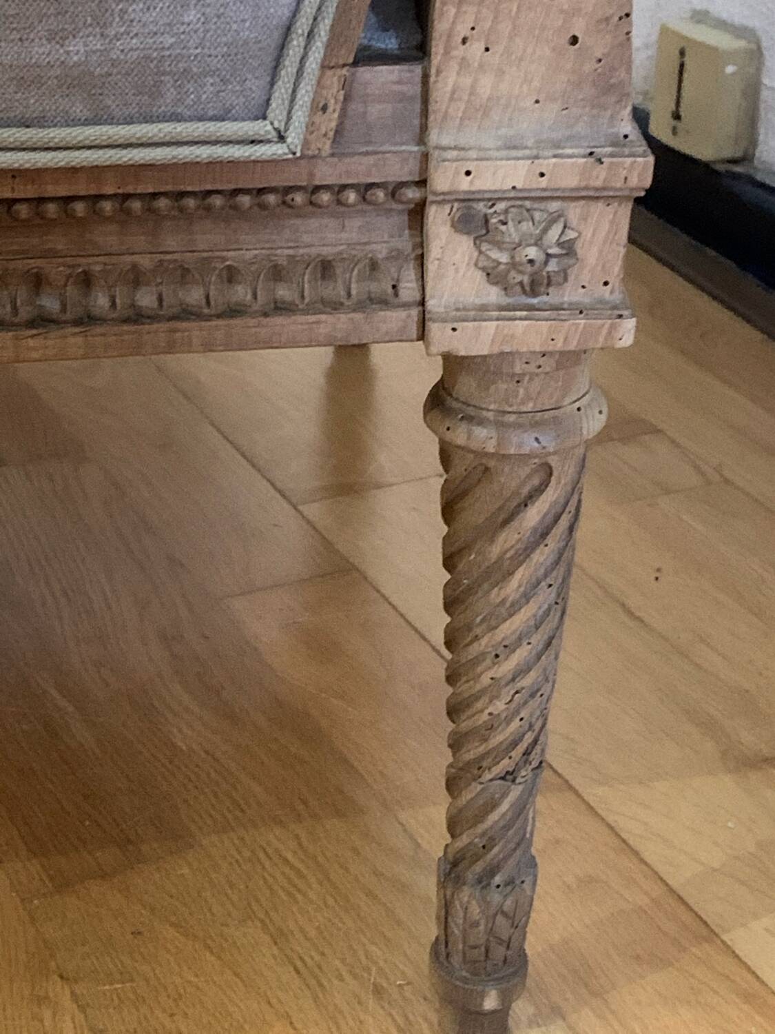 Napoleon III bergère inspired by Louis XVI