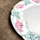 K&G Lunéville round dish in green and pink ironstone, "Roland" service