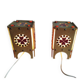 Pair of Otto Eelund Scandinavian lamps – Sweden, 1960s/70s