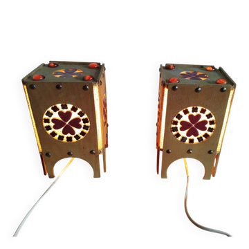 Paire de lampes scandinaves Otto Eelund – Suède, années 60/70