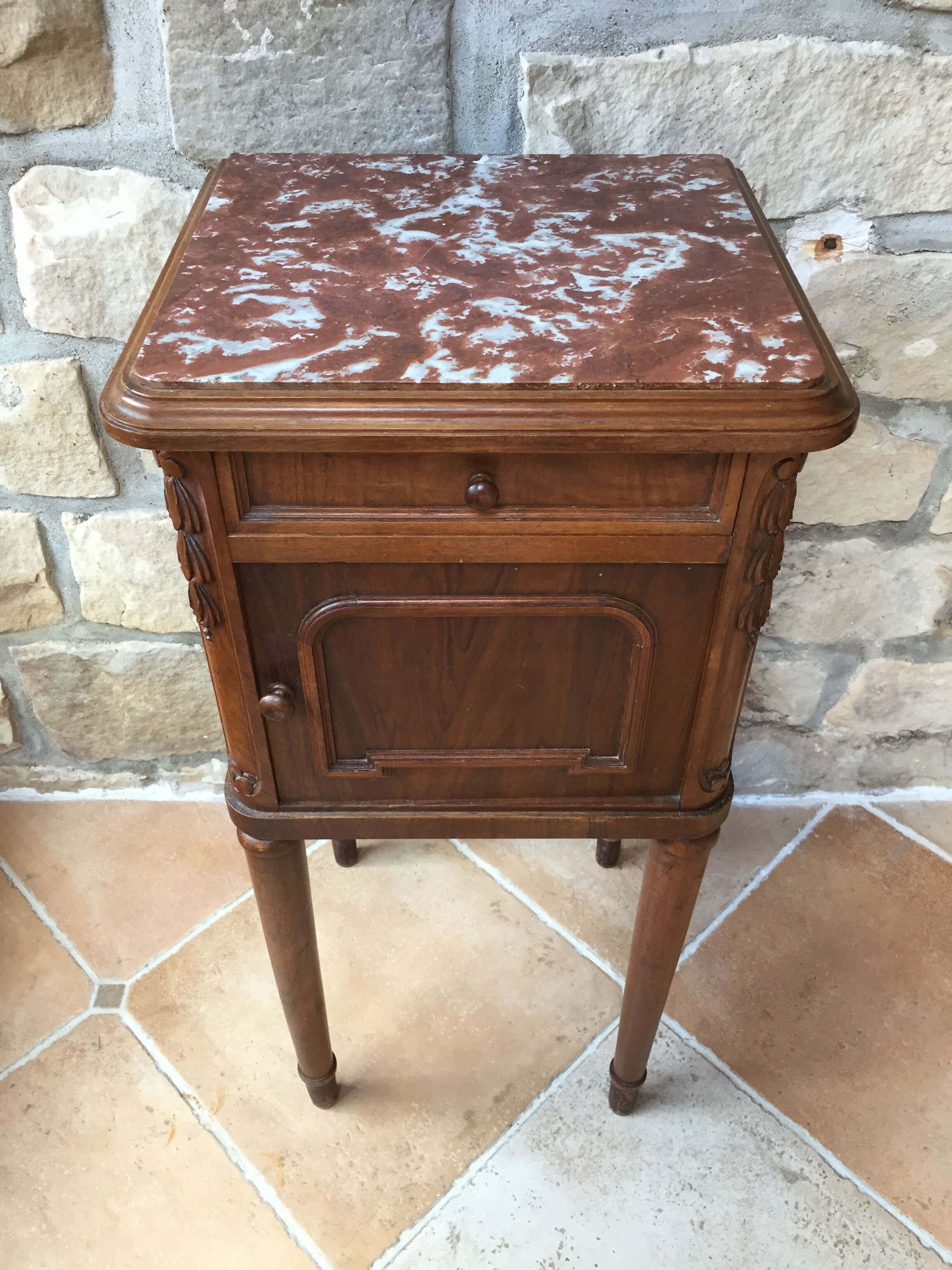 Old bedside table