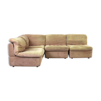 Mid-Century Modular Corner Sofa by Rolf Benz, 1970s.