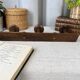 Vintage wooden hook 3 balls