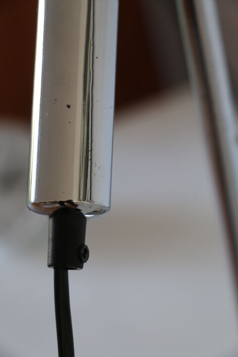 Italian chrome pendulum lamp 1970