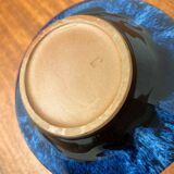 Vintage Japanese workshop pottery vase from Tokoname, 1970s.