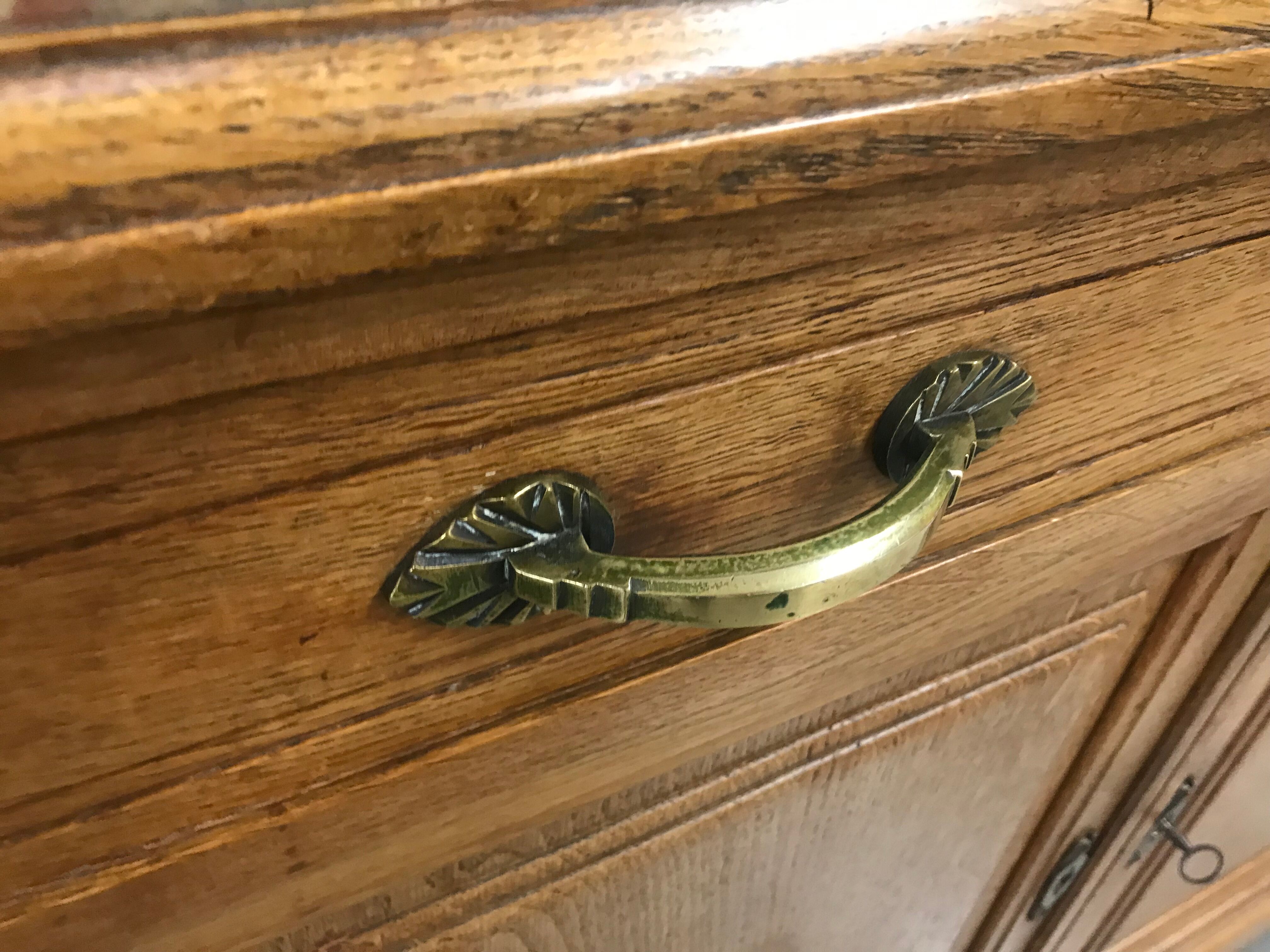 Art Deco period buffet solid oak