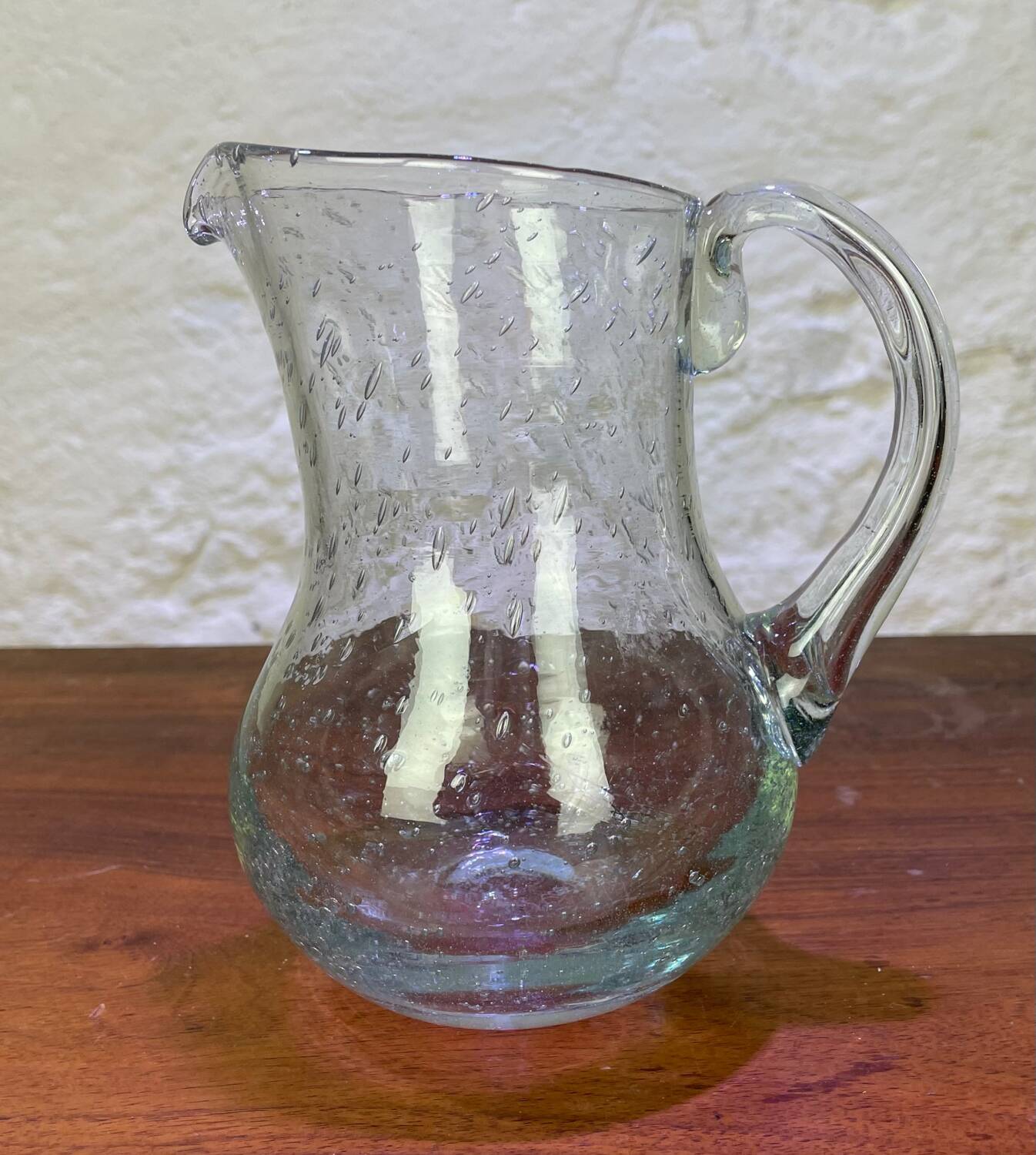 Riom glass pitcher