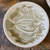 Set of 8 Longchamp fish plates