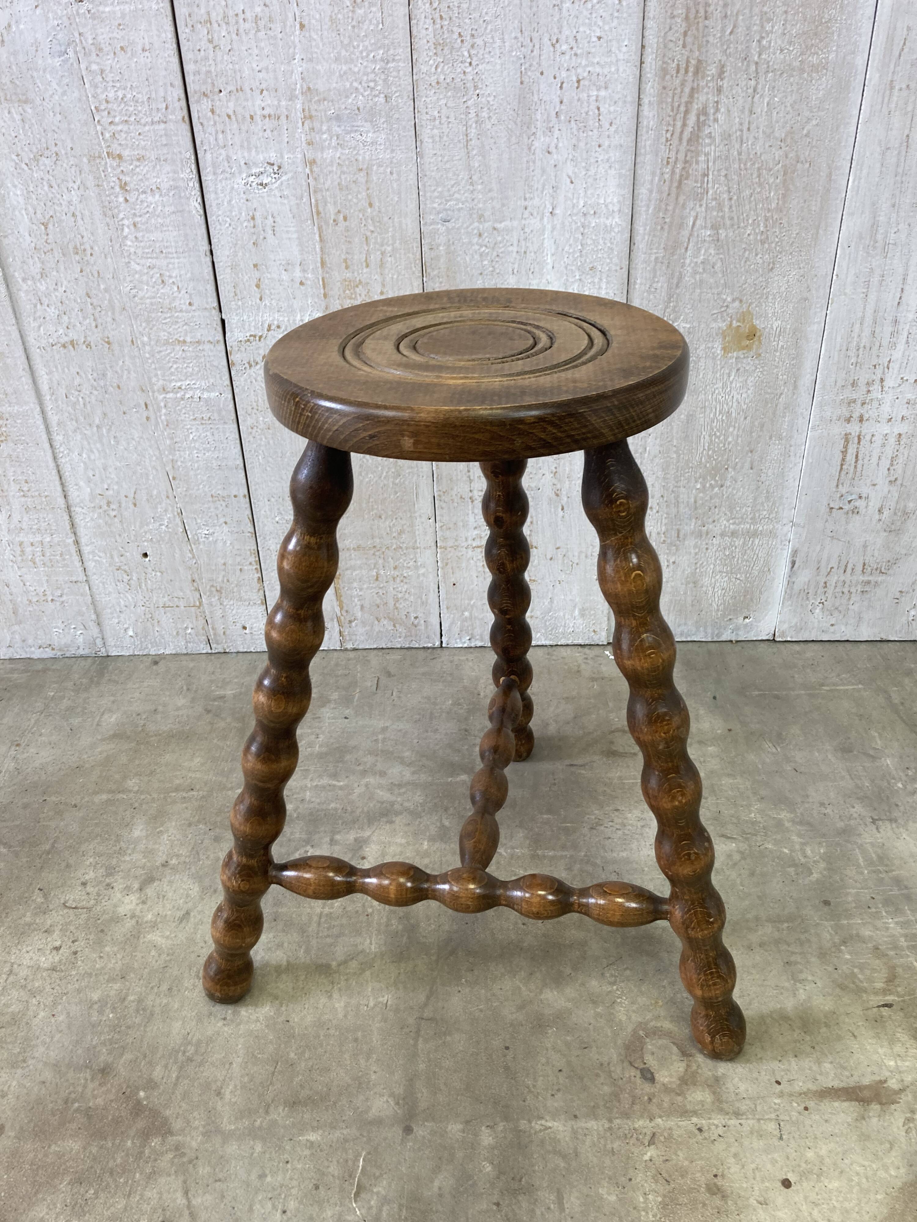 Vintage tripod stool
