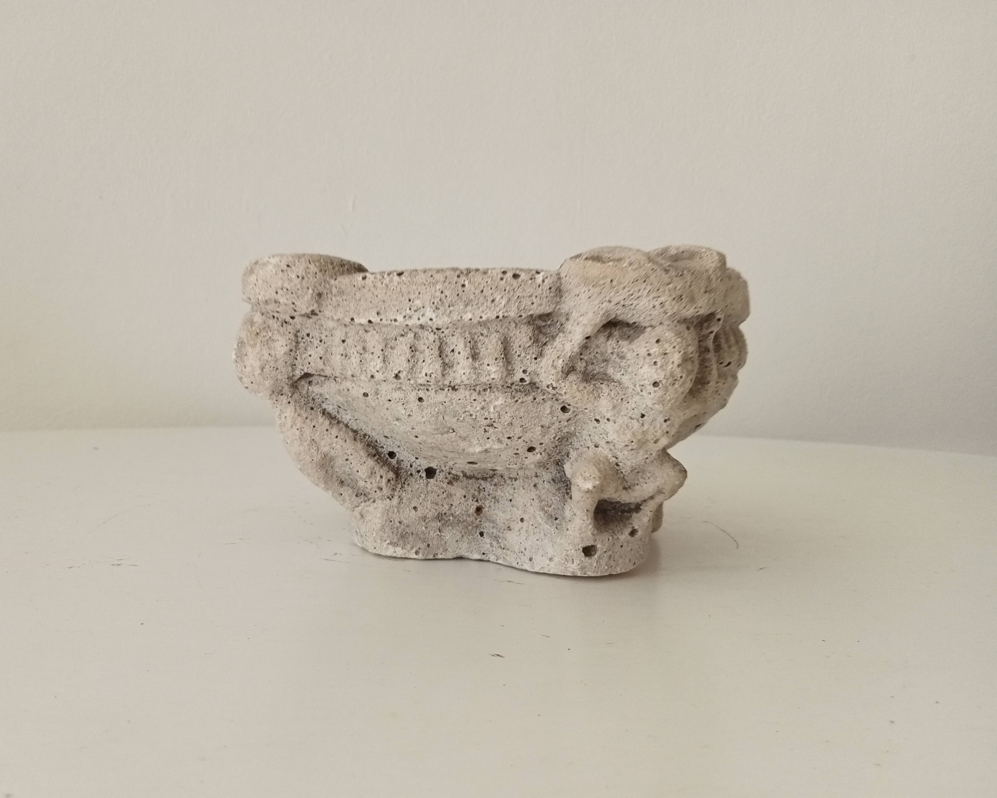 Vintage stone gargoyle ashtray