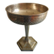 vintage centre table cup silver-plated art deco French silver metal cup