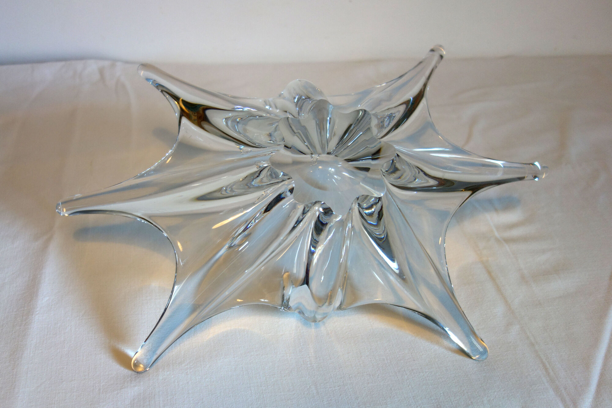 Old crystal fruit cup of Baccarat