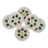 Plates Oysters Shellfish Seafood Earthenware Salins Vintage