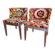 Paire de fauteuils design style Murakami