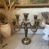 Two-tone solid brass chandelier