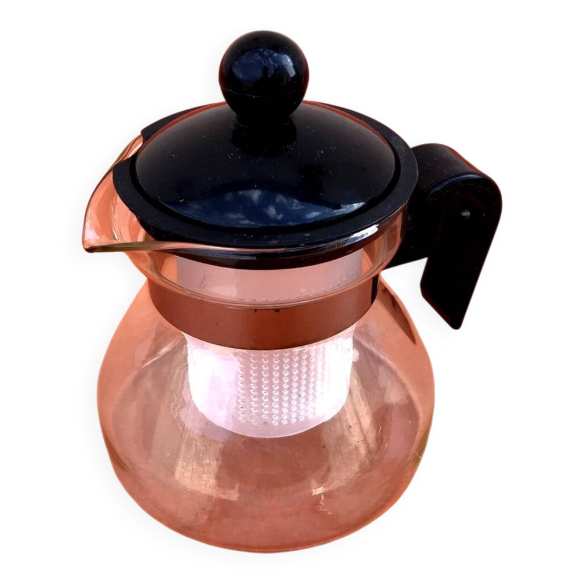 Teapot / Glass herbal tea maker with infuser (4 pieces)