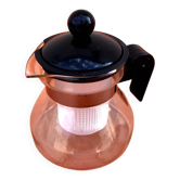 Teapot / Glass herbal tea maker with infuser (4 pieces)