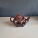 Brown porcelain elephant teapot