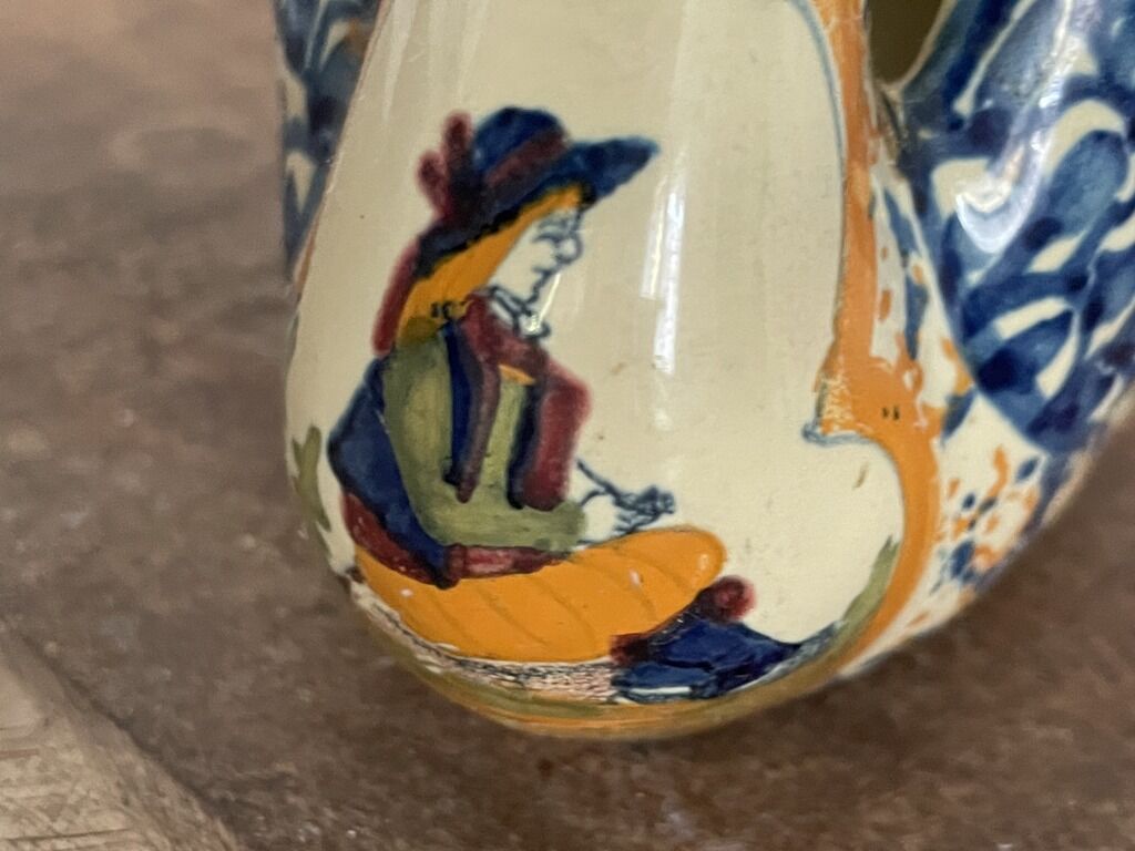 Swan ceramic pot cover