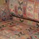 Three-seater Kilim vintage sofa by George Smith