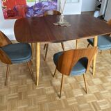 4 chaises du designer Tcheque Antonin Suman pour Tatra Nabytok