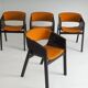 Ensemble de 4 fauteuils Merano par Alexander Gufler pour TON
