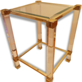 Pair of tables high by Pierre Vandel