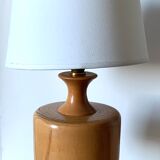 Vintage lamp in light wood