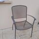 6 vintage garden armchairs iron metal chairs