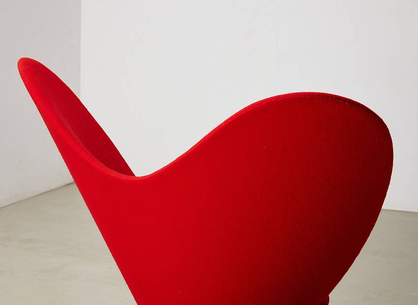 Verner Panton Heart Cone Chair for Vitra 1958/2003